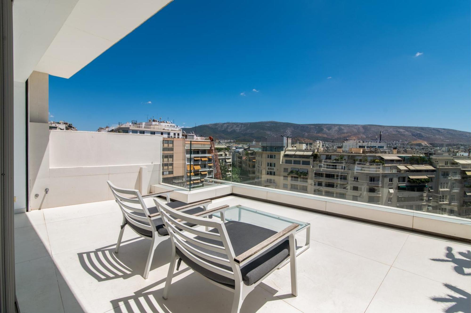 شقة Kolonaki Square Panorama Penthouse أثينا المظهر الخارجي الصورة